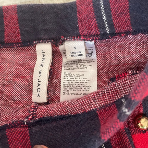 Janie and Jack PLAID JACQUARD PANT sz 3 - Picture 4 of 7